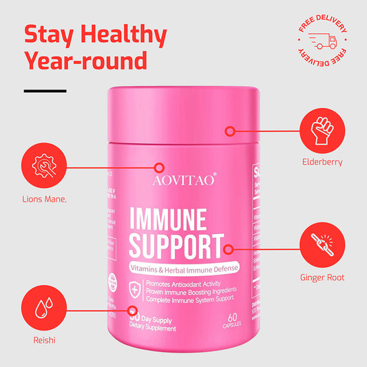 Natural Herbal Immune Defense Immunity Vitamins hair removal exfoliating tool