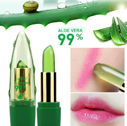 Aloe Vera Gel Color Changing Lipstick hair removal exfoliating tool