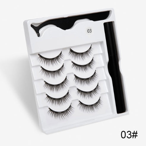 A Pair Of False Eyelashes Magnets hair removal exfoliating tool