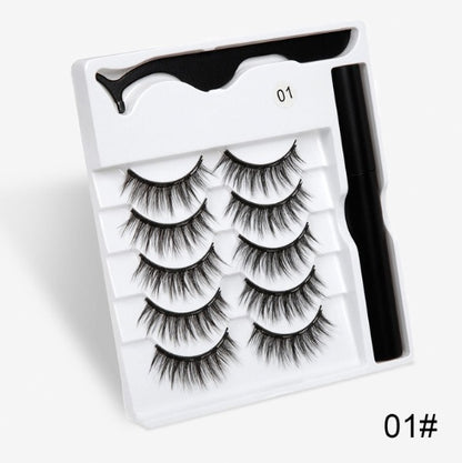 A Pair Of False Eyelashes Magnets hair removal exfoliating tool