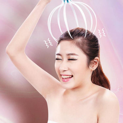 Head Massager Scalp Vibration Massage Eight hair removal exfoliating tool
