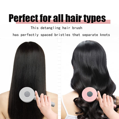 One Key Self Cleaning Hair Brush hair removal exfoliating tool