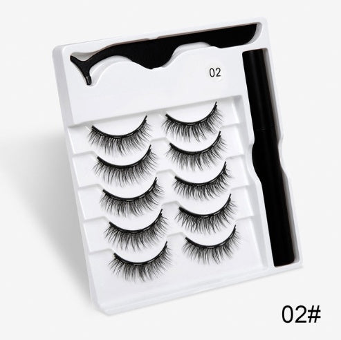 A Pair Of False Eyelashes Magnets hair removal exfoliating tool