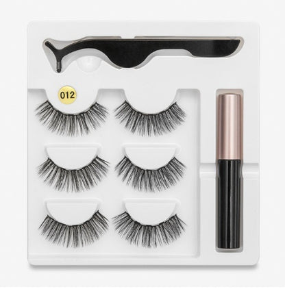 A Pair Of False Eyelashes Magnets hair removal exfoliating tool
