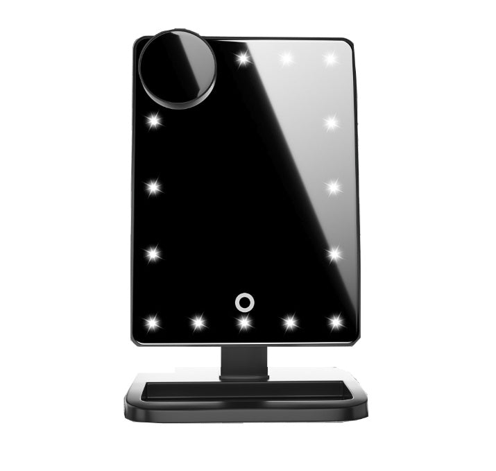 Touch Screen Makeup Mirror Led Light hair removal exfoliating tool
