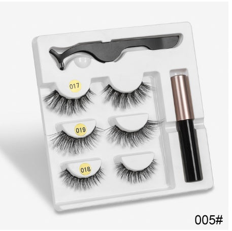 A Pair Of False Eyelashes Magnets hair removal exfoliating tool