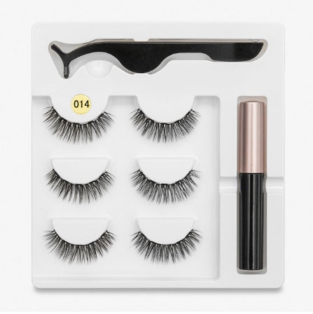 A Pair Of False Eyelashes Magnets hair removal exfoliating tool