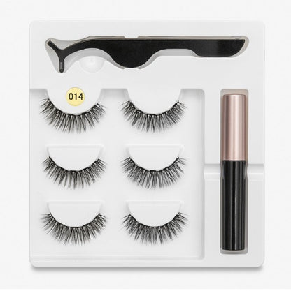 A Pair Of False Eyelashes Magnets hair removal exfoliating tool