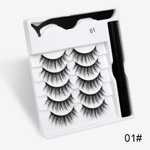 A Pair Of False Eyelashes Magnets hair removal exfoliating tool
