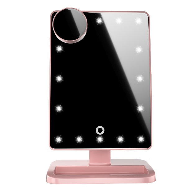 Touch Screen Makeup Mirror Led Light hair removal exfoliating tool