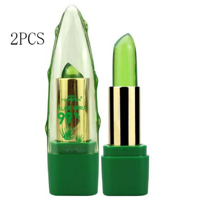 Aloe Vera Gel Color Changing Lipstick hair removal exfoliating tool