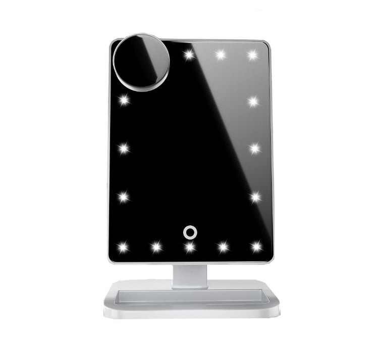 Touch Screen Makeup Mirror Led Light hair removal exfoliating tool