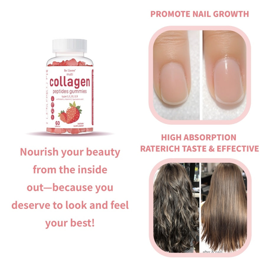 Collagen Peptide Gummies hair removal exfoliating tool