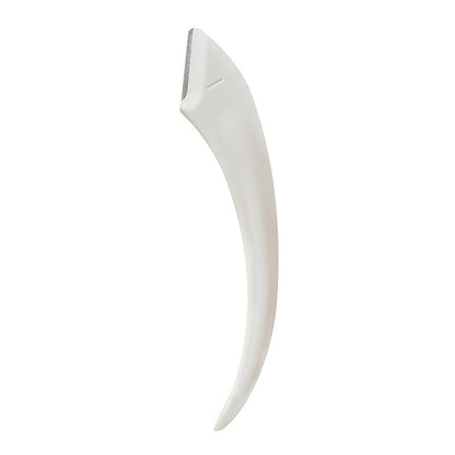 Eyebrow Trimming Knife Comb Curved Moon hair removal exfoliating tool