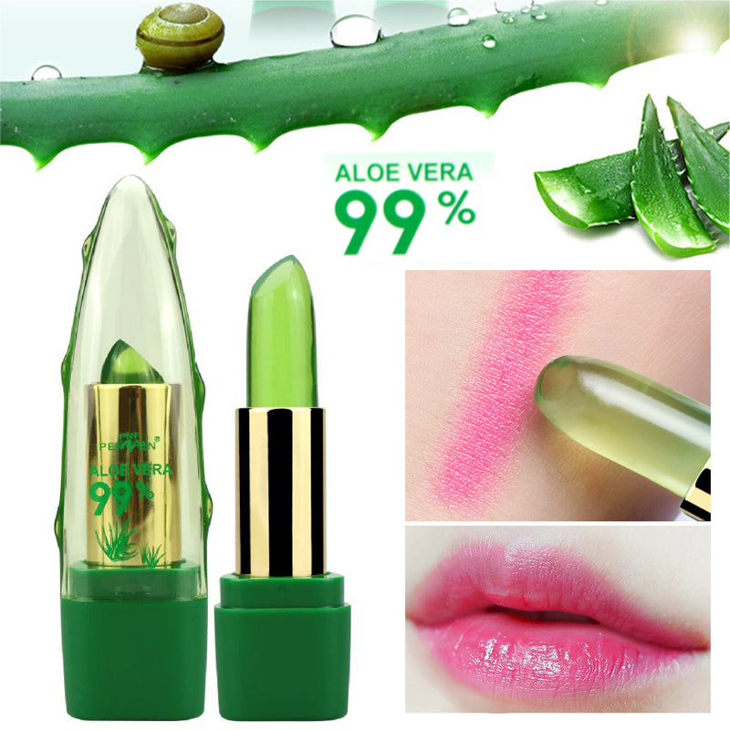 Aloe Vera Gel Color Changing Lipstick hair removal exfoliating tool