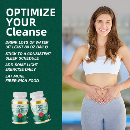 Day Colon Cleanse Detox Formula Capsulese hair removal exfoliating tool