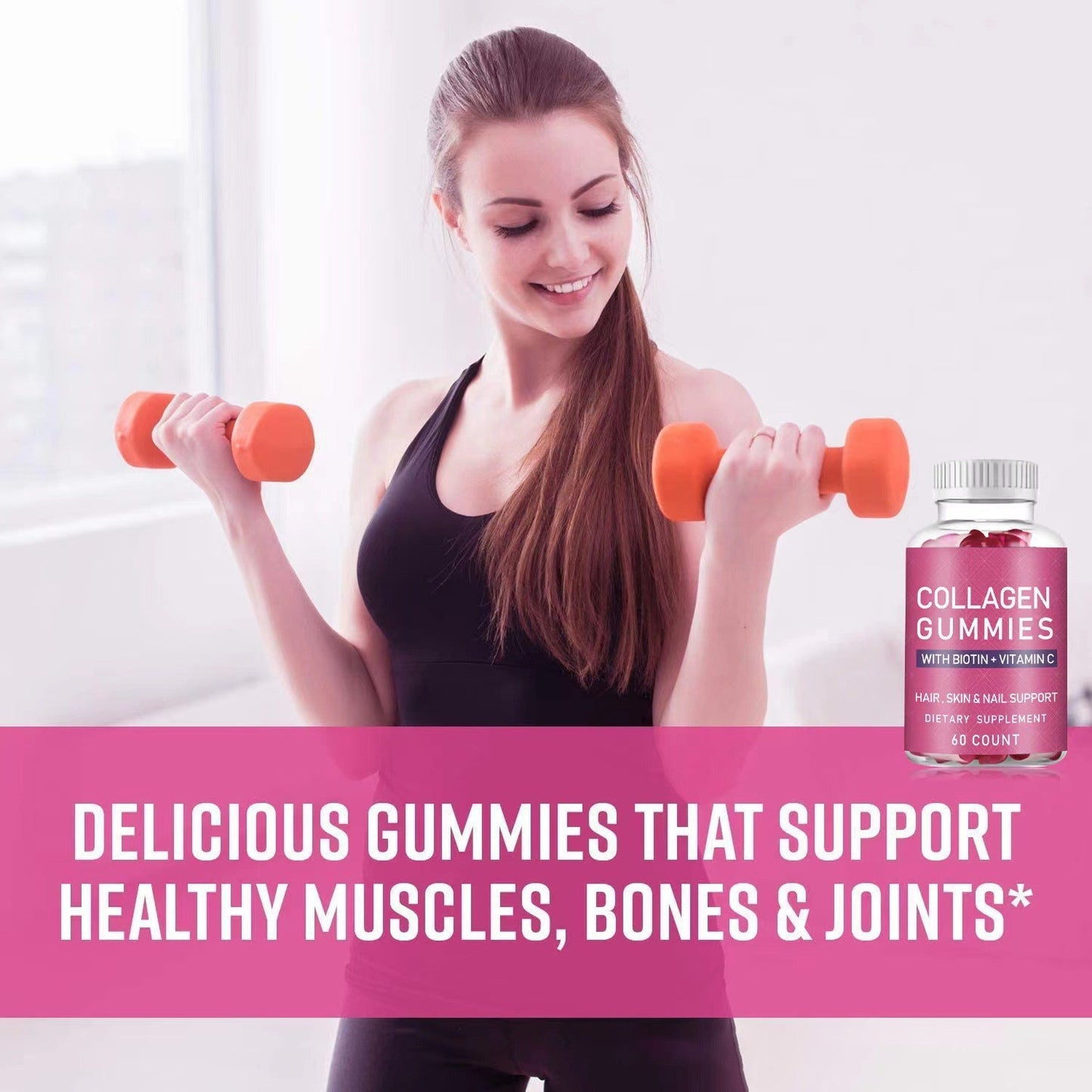 Collagen Gummies hair removal exfoliating tool