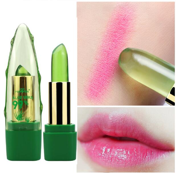 Aloe Vera Gel Color Changing Lipstick hair removal exfoliating tool
