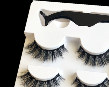 A Pair Of False Eyelashes Magnets hair removal exfoliating tool