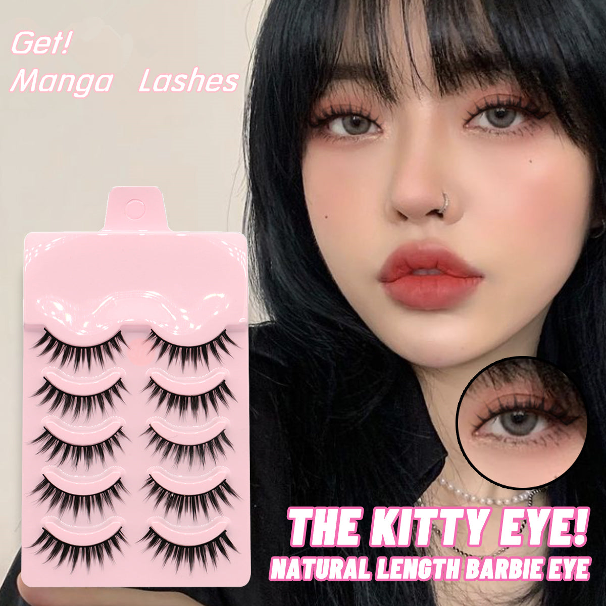 Pairs Manga Lashes New Arrival Anime hair removal exfoliating tool